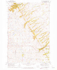 Whitestone Lake South Dakota Historical topographic map, 1:24000 scale, 7.5 X 7.5 Minute, Year 1970