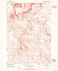 Willow Creek NE South Dakota Historical topographic map, 1:24000 scale, 7.5 X 7.5 Minute, Year 1951
