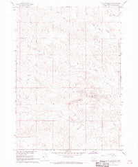 Willow Creek SW South Dakota Historical topographic map, 1:24000 scale, 7.5 X 7.5 Minute, Year 1967