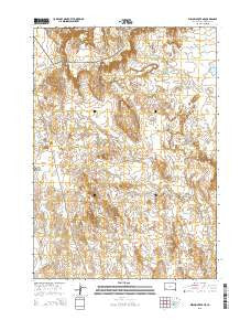 Willow Creek NE South Dakota Current topographic map, 1:24000 scale, 7.5 X 7.5 Minute, Year 2015