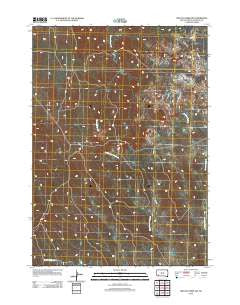 Willow Creek NW South Dakota Historical topographic map, 1:24000 scale, 7.5 X 7.5 Minute, Year 2012