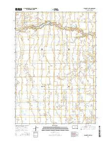Wilmarth Lake South Dakota Current topographic map, 1:24000 scale, 7.5 X 7.5 Minute, Year 2015