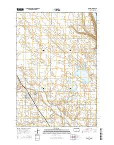 Wilmot South Dakota Current topographic map, 1:24000 scale, 7.5 X 7.5 Minute, Year 2015