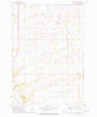 Wilmot NW South Dakota Historical topographic map, 1:24000 scale, 7.5 X 7.5 Minute, Year 1970