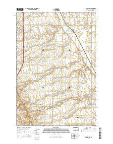 Wilmot NW South Dakota Current topographic map, 1:24000 scale, 7.5 X 7.5 Minute, Year 2015