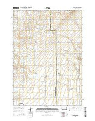 Wilson Dam South Dakota Current topographic map, 1:24000 scale, 7.5 X 7.5 Minute, Year 2015