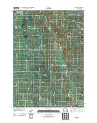 Winfred South Dakota Historical topographic map, 1:24000 scale, 7.5 X 7.5 Minute, Year 2012