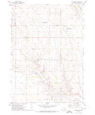 Winfred SE South Dakota Historical topographic map, 1:24000 scale, 7.5 X 7.5 Minute, Year 1971