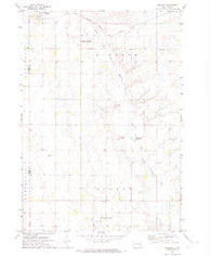Winfred South Dakota Historical topographic map, 1:24000 scale, 7.5 X 7.5 Minute, Year 1971
