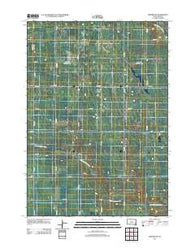 Winfred SE South Dakota Historical topographic map, 1:24000 scale, 7.5 X 7.5 Minute, Year 2012