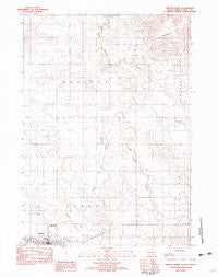 Winner North South Dakota Historical topographic map, 1:25000 scale, 7.5 X 7.5 Minute, Year 1982