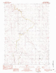 Witten South Dakota Historical topographic map, 1:25000 scale, 7.5 X 7.5 Minute, Year 1982