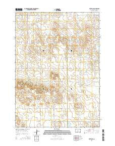 Witten SE South Dakota Current topographic map, 1:24000 scale, 7.5 X 7.5 Minute, Year 2015