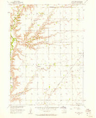 Wolf Creek South Dakota Historical topographic map, 1:24000 scale, 7.5 X 7.5 Minute, Year 1957