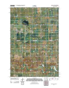 Wolff Lake South Dakota Historical topographic map, 1:24000 scale, 7.5 X 7.5 Minute, Year 2012