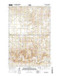 Wolff Lake South Dakota Current topographic map, 1:24000 scale, 7.5 X 7.5 Minute, Year 2015