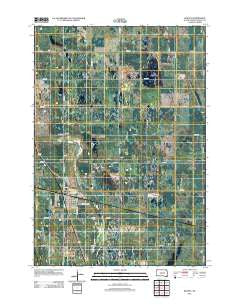 Wolsey South Dakota Historical topographic map, 1:24000 scale, 7.5 X 7.5 Minute, Year 2012
