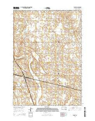 Wolsey South Dakota Current topographic map, 1:24000 scale, 7.5 X 7.5 Minute, Year 2015