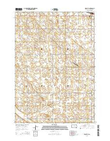 Wolsey SE South Dakota Current topographic map, 1:24000 scale, 7.5 X 7.5 Minute, Year 2015