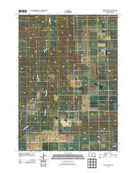 Wood North South Dakota Historical topographic map, 1:24000 scale, 7.5 X 7.5 Minute, Year 2012