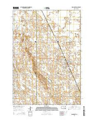Woonsocket South Dakota Current topographic map, 1:24000 scale, 7.5 X 7.5 Minute, Year 2015