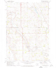 Woonsocket NW South Dakota Historical topographic map, 1:24000 scale, 7.5 X 7.5 Minute, Year 1973