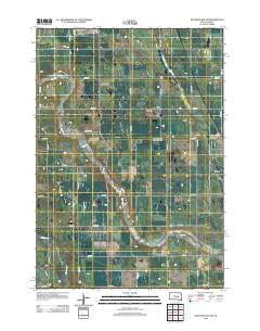 Woonsocket NW South Dakota Historical topographic map, 1:24000 scale, 7.5 X 7.5 Minute, Year 2012
