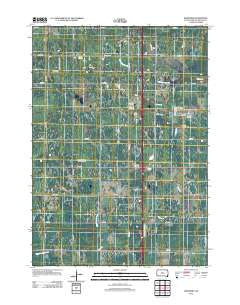 Worthing South Dakota Historical topographic map, 1:24000 scale, 7.5 X 7.5 Minute, Year 2012