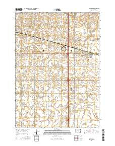 Worthing South Dakota Current topographic map, 1:24000 scale, 7.5 X 7.5 Minute, Year 2015