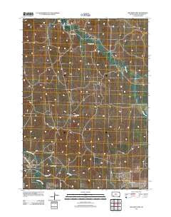 Wounded Knee South Dakota Historical topographic map, 1:24000 scale, 7.5 X 7.5 Minute, Year 2012