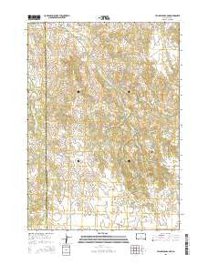 Yellow Bear Camp South Dakota Current topographic map, 1:24000 scale, 7.5 X 7.5 Minute, Year 2015