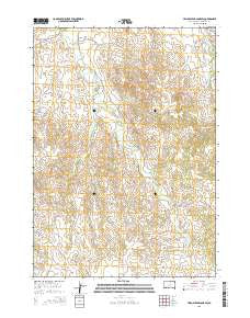Yellow Bear Camp SW South Dakota Current topographic map, 1:24000 scale, 7.5 X 7.5 Minute, Year 2015