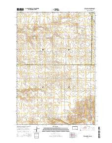 Zeeland NW South Dakota Current topographic map, 1:24000 scale, 7.5 X 7.5 Minute, Year 2015
