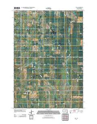 Zell South Dakota Historical topographic map, 1:24000 scale, 7.5 X 7.5 Minute, Year 2012