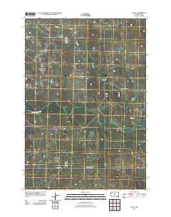 Zeona South Dakota Historical topographic map, 1:24000 scale, 7.5 X 7.5 Minute, Year 2012