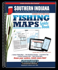 Buy map Southern Indiana Fishing Map Guide
