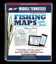 Buy map Middle Tennessee Fishing Map Guide