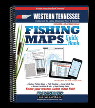 Buy map Western Tennessee Fishing Map Guide