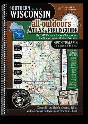 Buy map Southern Wisconsin All-Outdoors Atlas & Field Guide