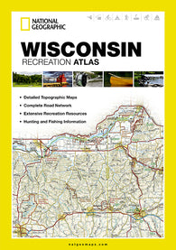 Buy map Wisconsin Recreation Atlas by National Geographic Maps