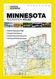 Buy map Minnesota Recreation Atlas by National Geographic Maps