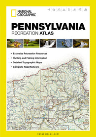Buy map Pennsylvania Recreational Atlas by National Geographic Maps