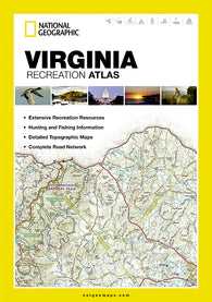 Buy map Virginia Recreation Atlas by National Geographic Maps