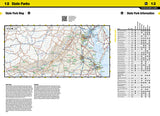 Virginia Recreation Atlas by National Geographic Maps - Front of map