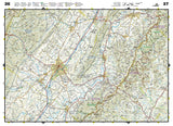 Virginia Recreation Atlas by National Geographic Maps - Back of map
