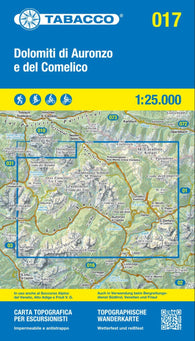Buy map Dolomiti di Auronzo e del Comelico Topographic Hiking Map
