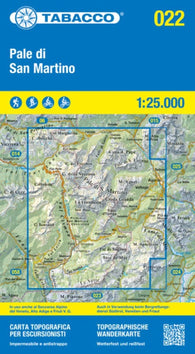 Buy map Pale di San Martino Topographic Hiking Map #22