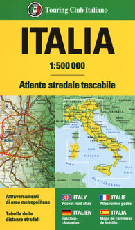 Buy map Italia : atlante stradale tascabile 1:500 000 = Italy : pocket road atlas 1:500,000