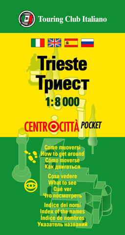 Buy map Trieste Centrocittà Pocket = Trieste City Center Pocket Map