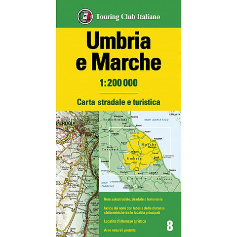 Buy map Umbria e Marche Road and Tourist Map